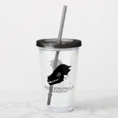 Pachycephalosaurus Acryl Drinkbeker (Achterkant)