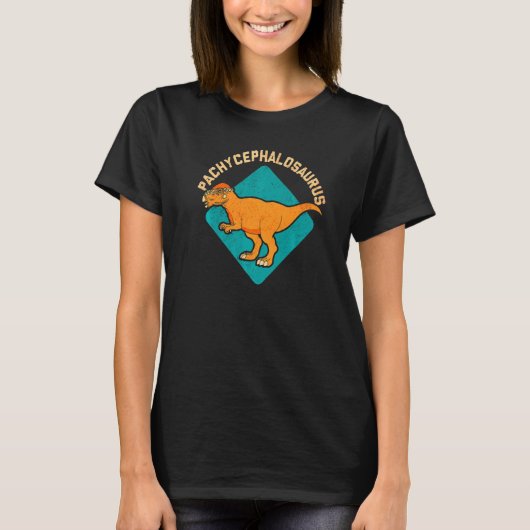 Pachycephalosaurus Dinosaur Prehistoric Animal Pal T-shirt (Voorkant)