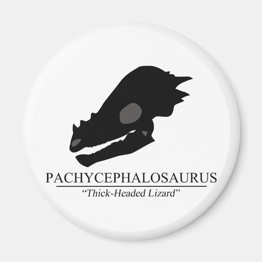 Pachycephalosaurus Magneet (Voorkant)
