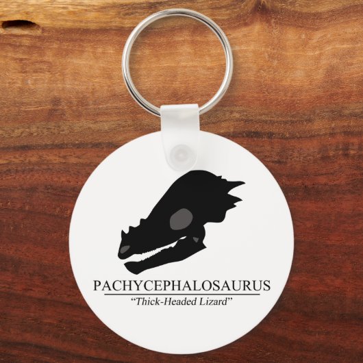 Pachycephalosaurus Sleutelhanger (Voorkant)