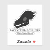 Pachycephalosaurus Sticker (Vel)