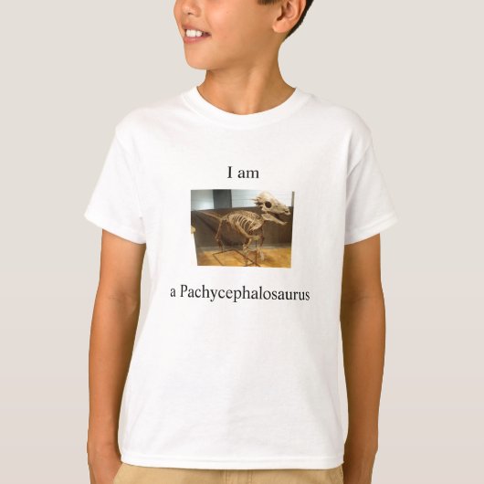 Pachycephalosaurus T-shirt (Voorkant)