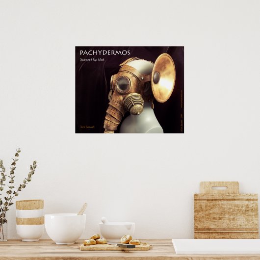 Pachydermos Bust Poster (Keuken)