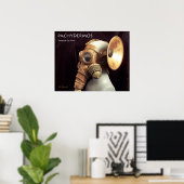 Pachydermos Bust Poster (Thuiskantoor)