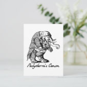 Pachyderm's Canon Violin die de olifantenmond spee Briefkaart (Staand voorkant)