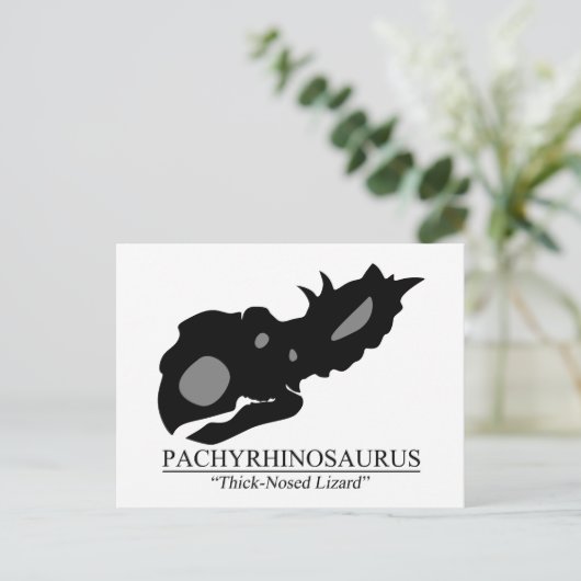 Pachyrhinosaurus Briefkaart (Staand voorkant)