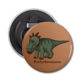 Pachyrhinosaurus Button Flesopener (Voorkant)