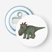 Pachyrhinosaurus Button Flesopener (Voorkant)