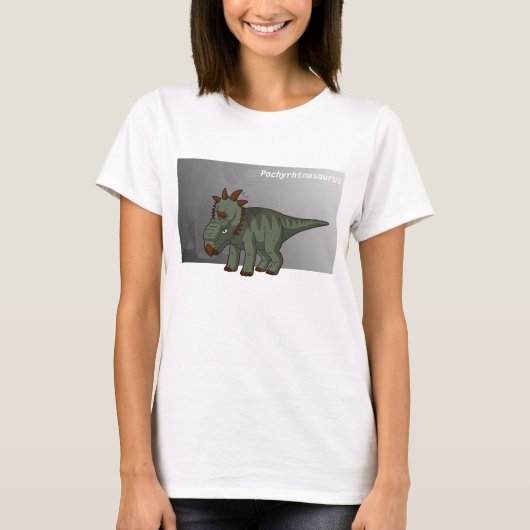 Pachyrhinosaurus Dinosaur T-shirt (Voorkant)