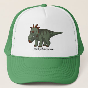 Pachyrhinosaurus dinosaurus bedrukt trucker pet