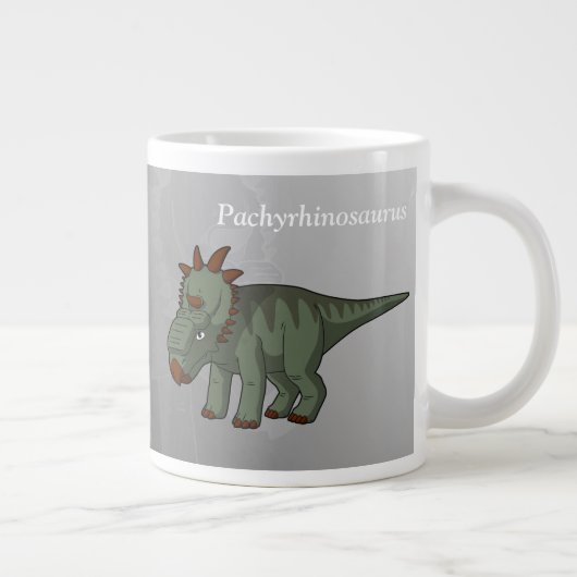 Pachyrhinosaurus dinosaurus grote koffiekop (Rechts)