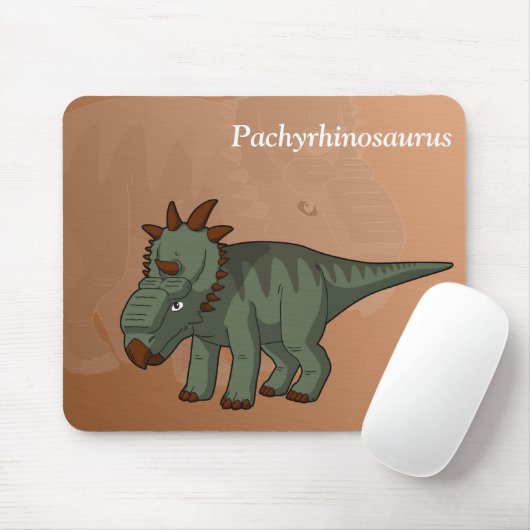 Pachyrhinosaurus dinosaurus muismat (Met muis)