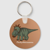 Pachyrhinosaurus dinosaurus sleutelhanger (Voorkant)