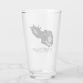 Pachyrhinosaurus Glas (Achterkant)