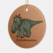 Pachyrhinosaurus Keramisch Ornament (Links)