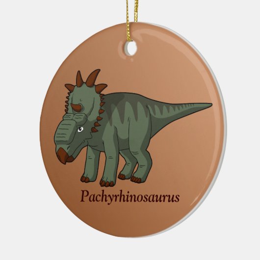 Pachyrhinosaurus Keramisch Ornament (Links)