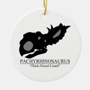 Pachyrhinosaurus Keramisch Ornament