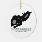 Pachyrhinosaurus Keramisch Ornament (Links)