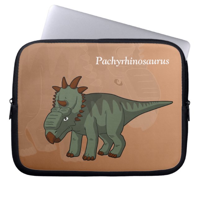 Pachyrhinosaurus Laptop Sleeve (Voorkant)