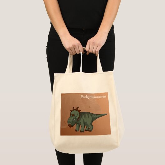 Pachyrhinosaurus - Oude dinosaurus Tote Bag (Voorkant (product))