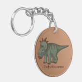 Pachyrhinosaurus Sleutelhanger (Voorkant Links)