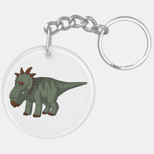 Pachyrhinosaurus Sleutelhanger (Achterkant Links)