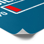 Paciencia 1% Patience At 1% Low Battery Funny Humo Poster (Hoek)