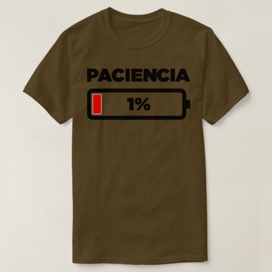 Paciencia T-shirt (Design voorkant)