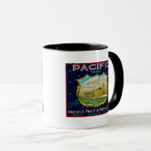 Pacific Apple Crate Label Mok (Voorkant rechts)