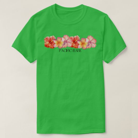 Pacific Babe T-shirt (Design voorkant)