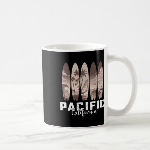 Pacific Beach Californië Surfplank Mannen Vrouwen Koffiemok
