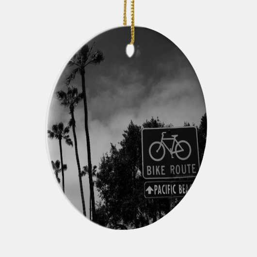 Pacific Beach Keramisch Ornament (Rechts)