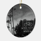 Pacific Beach Keramisch Ornament (Links)