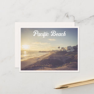 Pacific Beach Law Street San Diego Noord PB Foto Briefkaart