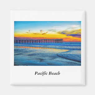 Pacific Beach Pier Magnet