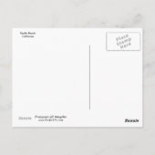 Pacific Beach Pier Post Kaart (Achterkant)