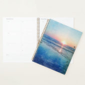 Pacific Beach Sunset Waterverf Planner (Display)