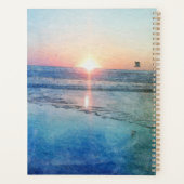 Pacific Beach Sunset Waterverf Planner (Achterkant)