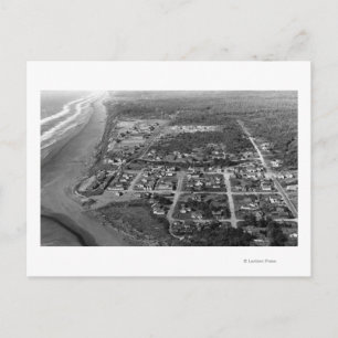 Pacific Beach, WA - antenne Uitzicht Photography Briefkaart