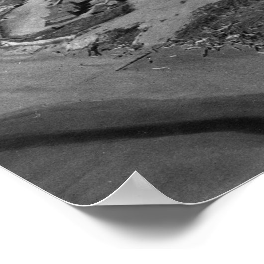 Pacific Beach, WA - antenne Uitzicht Photography Poster (Hoek)