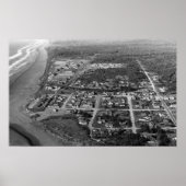 Pacific Beach, WA - antenne Uitzicht Photography Poster (Voorkant)