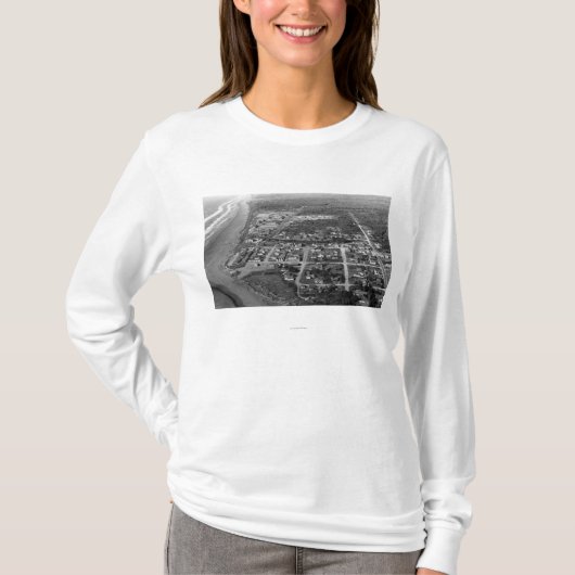 Pacific Beach, WA - antenne Uitzicht Photography T-shirt (Voorkant)