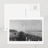 Pacific Beach, WA - Sign Miles to China Briefkaart (Voorkant / Achterkant)