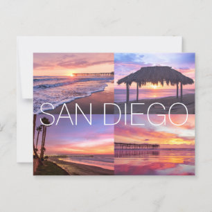 Pacific Beach Windansea Ocean Sunset San Diego Briefkaart