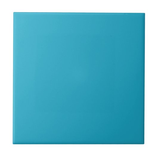 Pacific Blue Effen Kleurtegel Tegeltje (Voorkant)