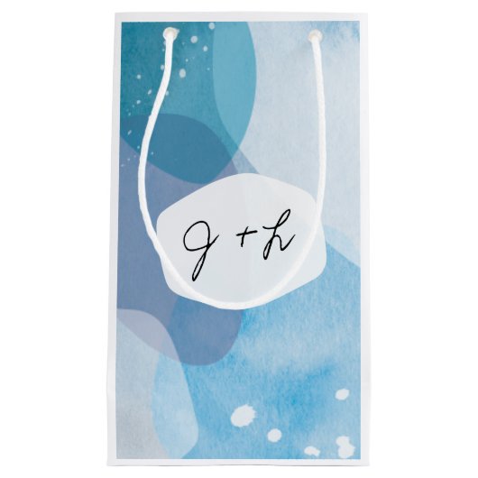 Pacific Blue Gift Bag Klein Cadeauzakje (Voorkant)