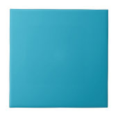 Pacific Blue Solid Color Tile Tegeltje (Voorkant)