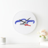 Pacific Blue Wall Clock Grote Klok (Huis)