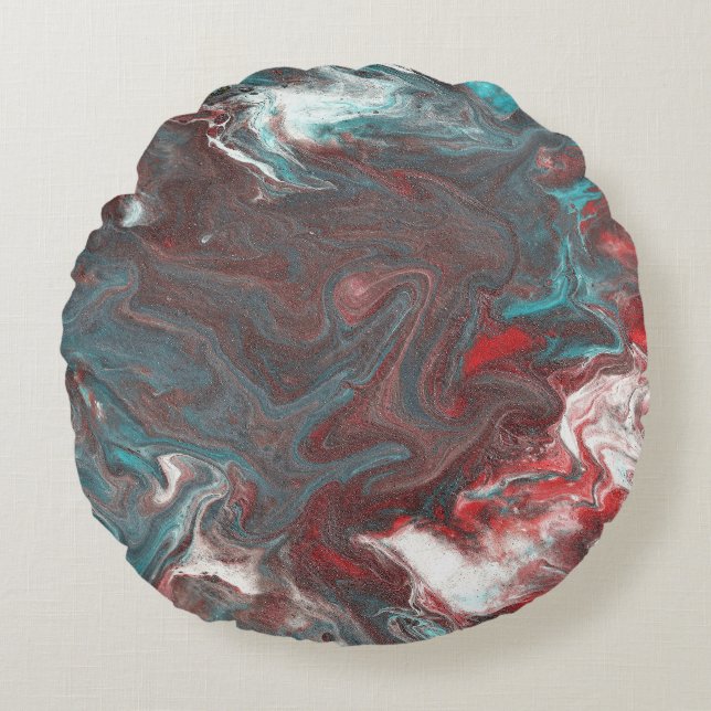 Pacific Boils Over 2 Abstract Kussen (Voorkant)