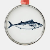 Pacific Bonito Logo Metalen Ornament (Voorkant)